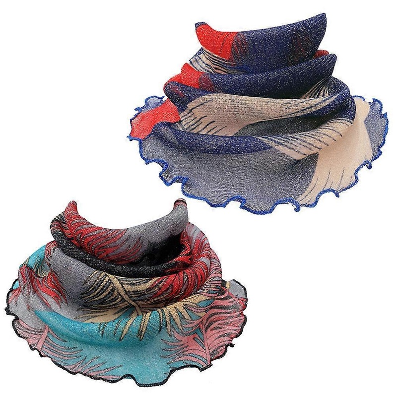 Ladies Lightweight Scarf Yoga 43x30cm Fabrics Sun Proof Face Scarf 2Pcs | Fruugo SG