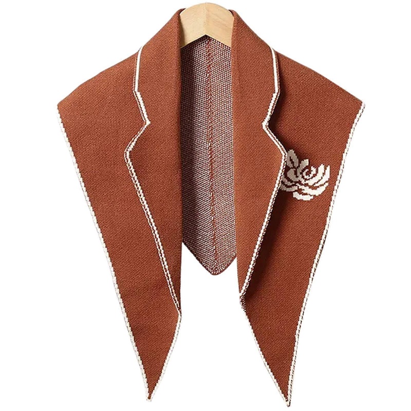 Versatiles Knitted Shawl Multipurpose Warm Shawl Stage Performances Shawl for Stylish Outfits  caramel color | Fruugo SG