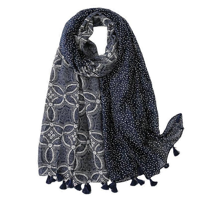 Women’s Boho Scarf Lightweight Floral Print Scarf Fall/Winter Fashion Fringe Scarf Shawl,Birthday Gift,Christmas Gift-SL1904-122 | Fruugo SG