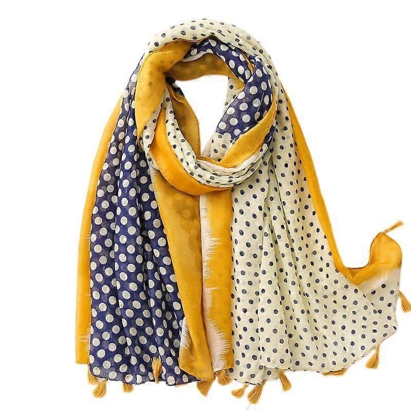 Women’s Boho Scarf Lightweight Floral Print Scarf Fall/Winter Fashion Fringe Scarf Shawl,Birthday Gift,Christmas Gift-SL2008-006 Yellow | Fruugo SG