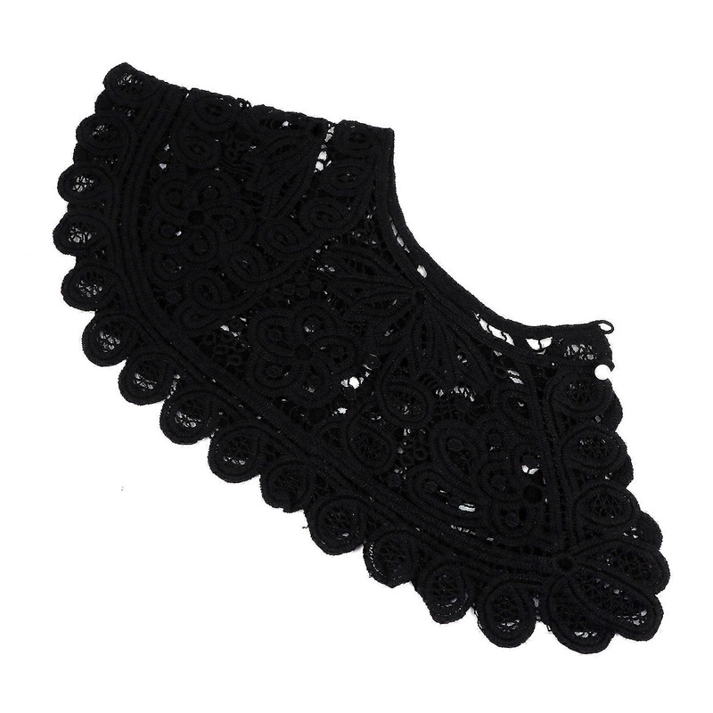 Women Shawl Wraps in Lace Fabric, Elegant Round Neckline, Secure Button Fastening | Fruugo SG