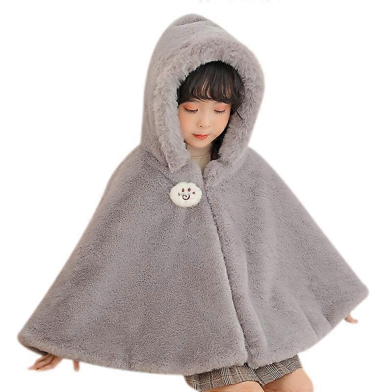 Wool Cashmere Princess Hooded Cape Cloaks Costume for Girls | Fruugo SG