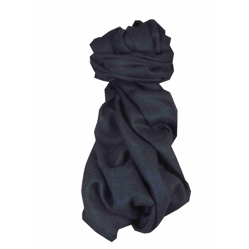 Angora Loose Weave Pashmina Dark Blue by Pashmina & Silk | Fruugo SG