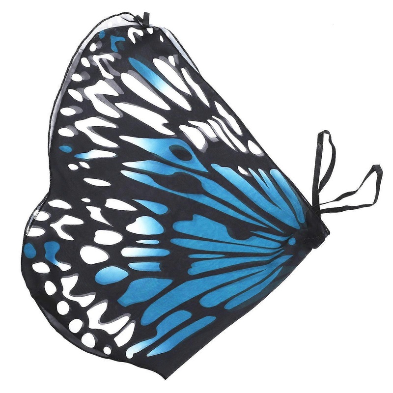 Butterfly Wings Shawl Cape Polyester Stage Performance Cosplay Kids Party Prop 115X46CM 1Pcs | Fruugo SG