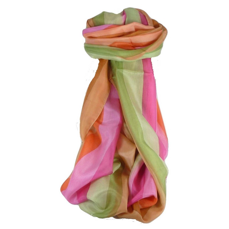 Mulberry Silk Classic Long Scarf Muthu Rainbow Palette by Pashmina & Silk | Fruugo SG