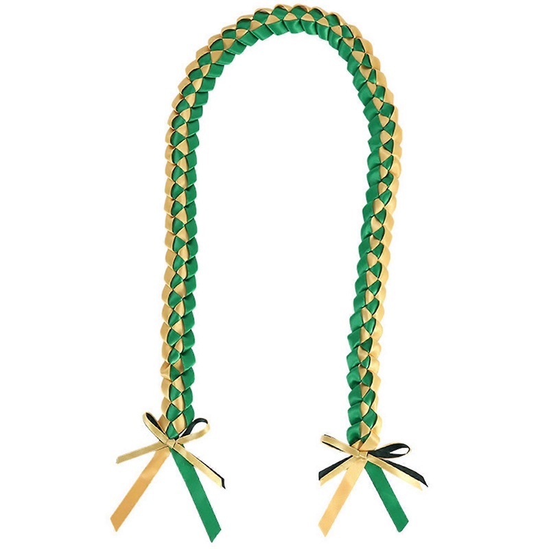 Ribbon Graduation Braided Lei Class of 2024 Graduate Ceremony Graduation Braided Commencements Graduation Party Supply  Green and yellow bra | Fruugo SG