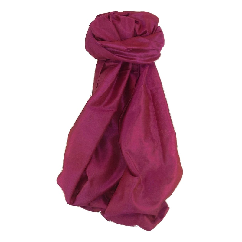 Varanasi Silk Long Scarf Heritage Range Mayur 4 by Pashmina & Silk | Fruugo SG