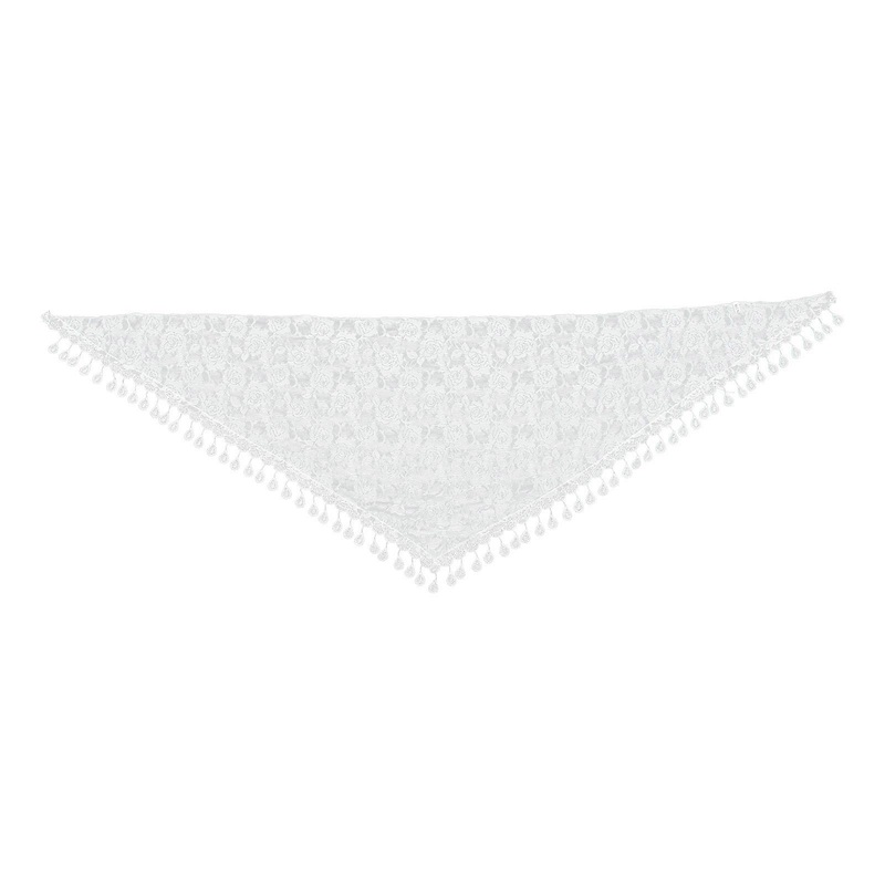 Floral Lace Veils Triangle Shape Elegant Style Daily Wear 1Set | Fruugo SG