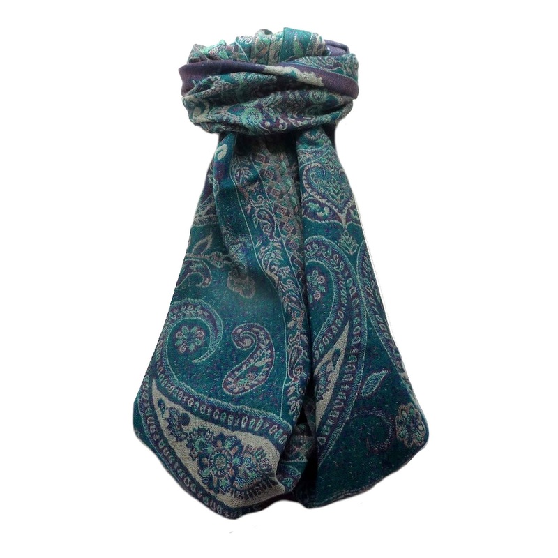 Muffler Scarf 5039 in Fine Pashmina Wool Heritage Range by Pashmina & Silk | Fruugo SG