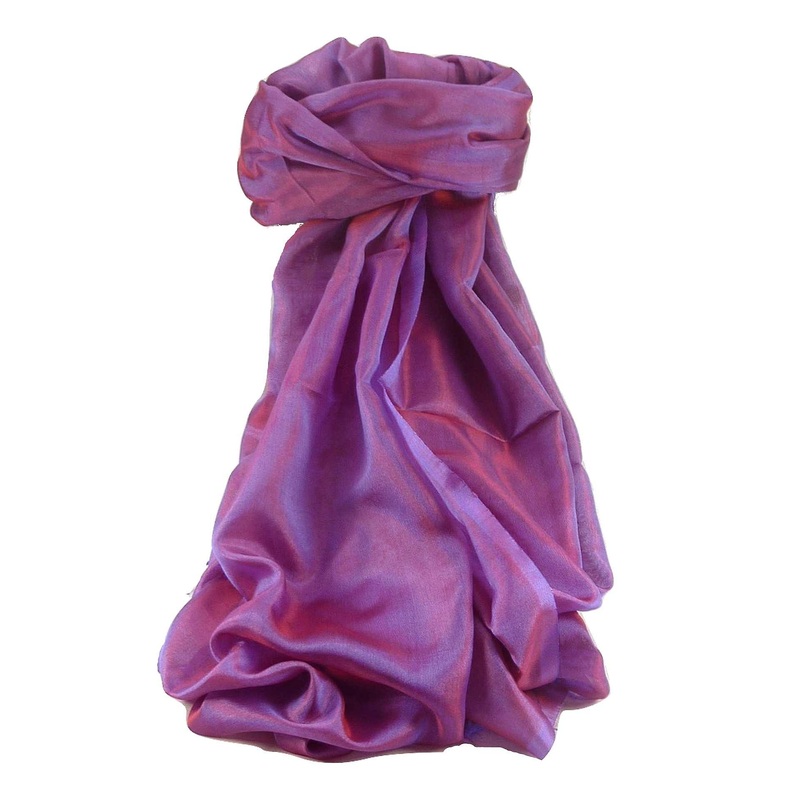 Varanasi Silk Long Scarf Heritage Range PARAPALLI 6 by Pashmina & Silk | Fruugo SG