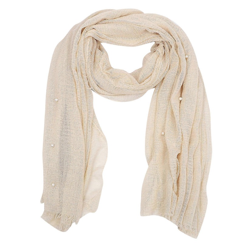 Wrap Scarf Shawl For Women Versatile Daily Use Beige 190X100X0.2CM Head Covering 1Pcs | Fruugo SG
