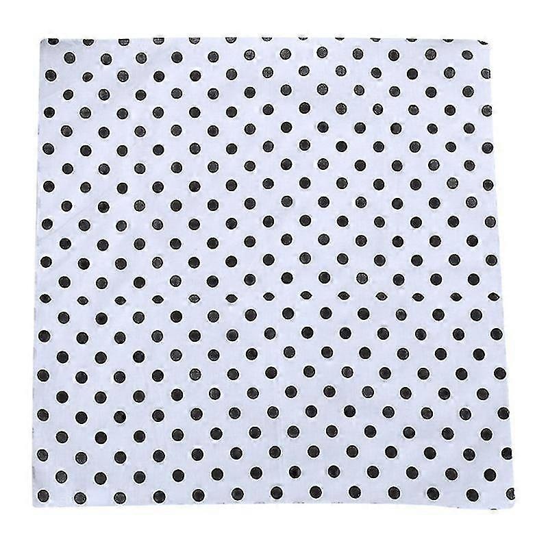 55x55cm Women Unisex Vintage Large Polka Dot Square Scarf Cotton Sport Head Wrap Bandana Multifunction Hip-hop Dancing Wristband | Fruugo SG