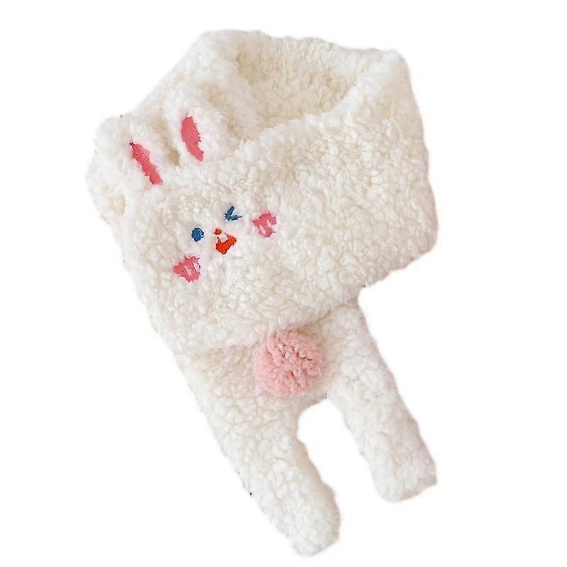 Bear Bunny Neck Warmers Women Winter Warm Scarf Plush Scarf Cross Scarf Fleece | Fruugo SG