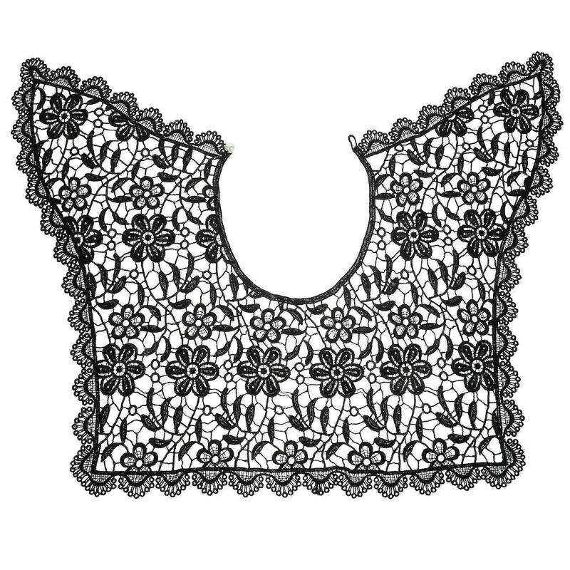 Decorative Collar Lace Floral Fabric For Ladies Beach Outfits Four Seasons 1Set | Fruugo SG