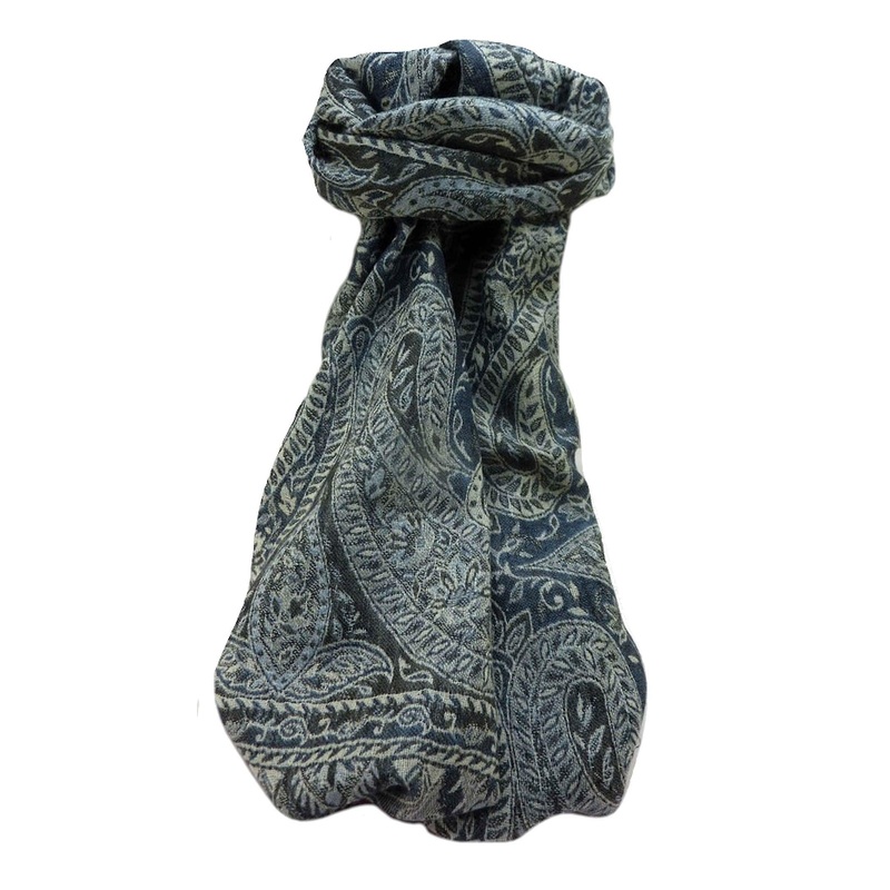 Mens Muffler Scarf 6509 Fine Pashmina Wool By Pashmina & Silk | Fruugo SG