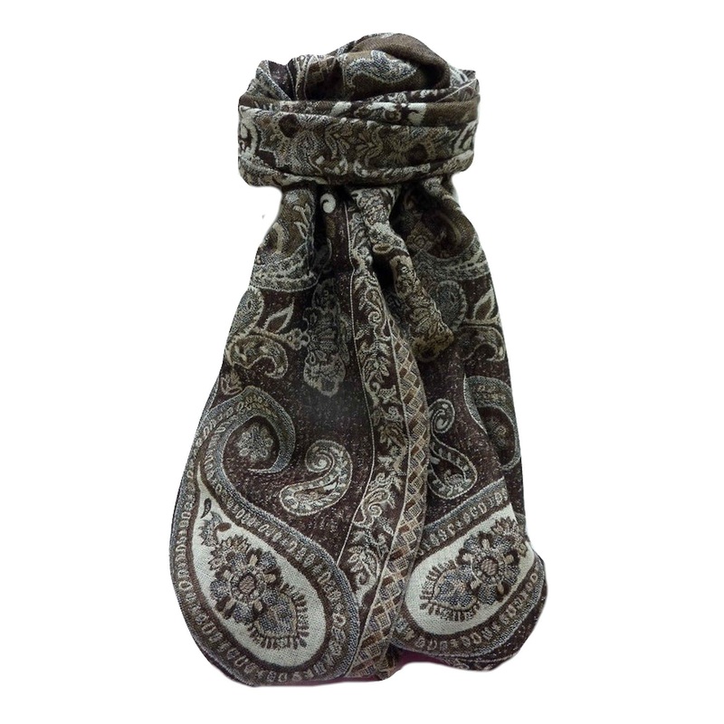 Muffler Scarf 3479 in Fine Pashmina Wool Heritage Range by Pashmina & Silk | Fruugo SG