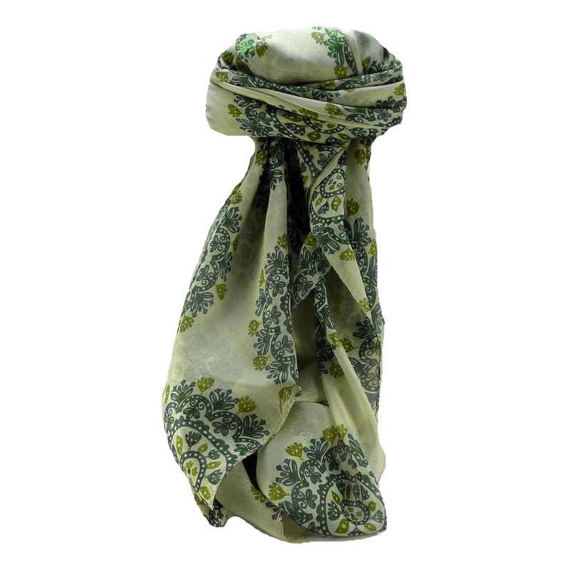 Mulberry Silk Contemporary Square Scarf Floral F231 by Pashmina & Silk | Fruugo SG