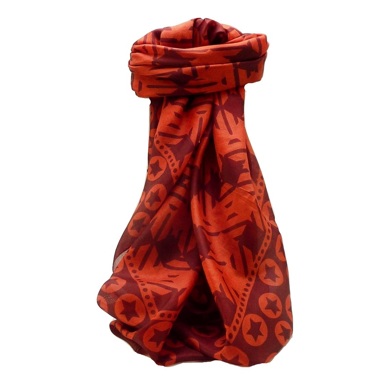 Mulberry Silk Contemporary Square Scarf Geometric G111 by Pashmina & Silk | Fruugo SG